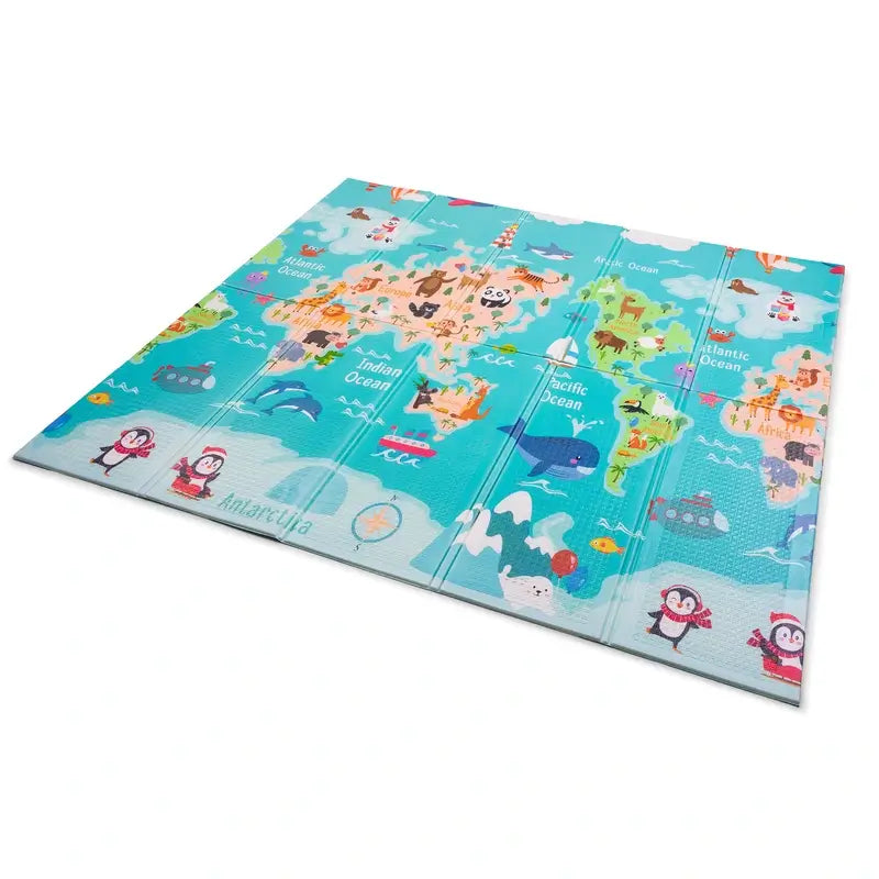 Asalvo Alfombra De Juego Plegable Xxl Mundo-Park 200X180
