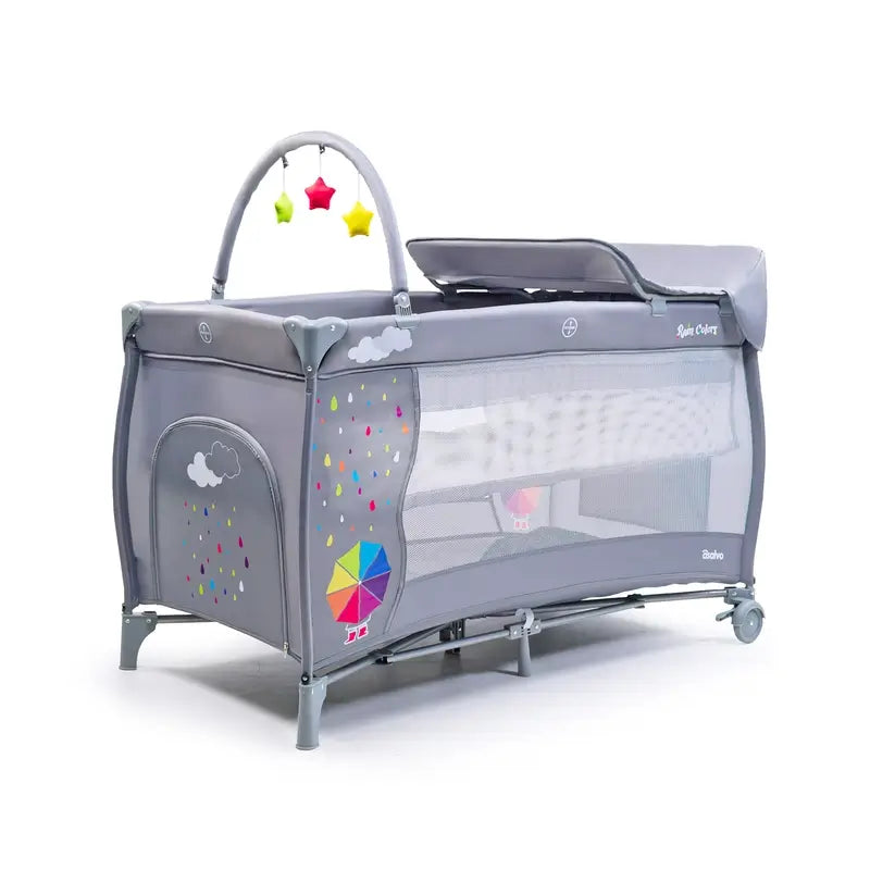 Asalvo Cuna De Viaje Completa Paraguas