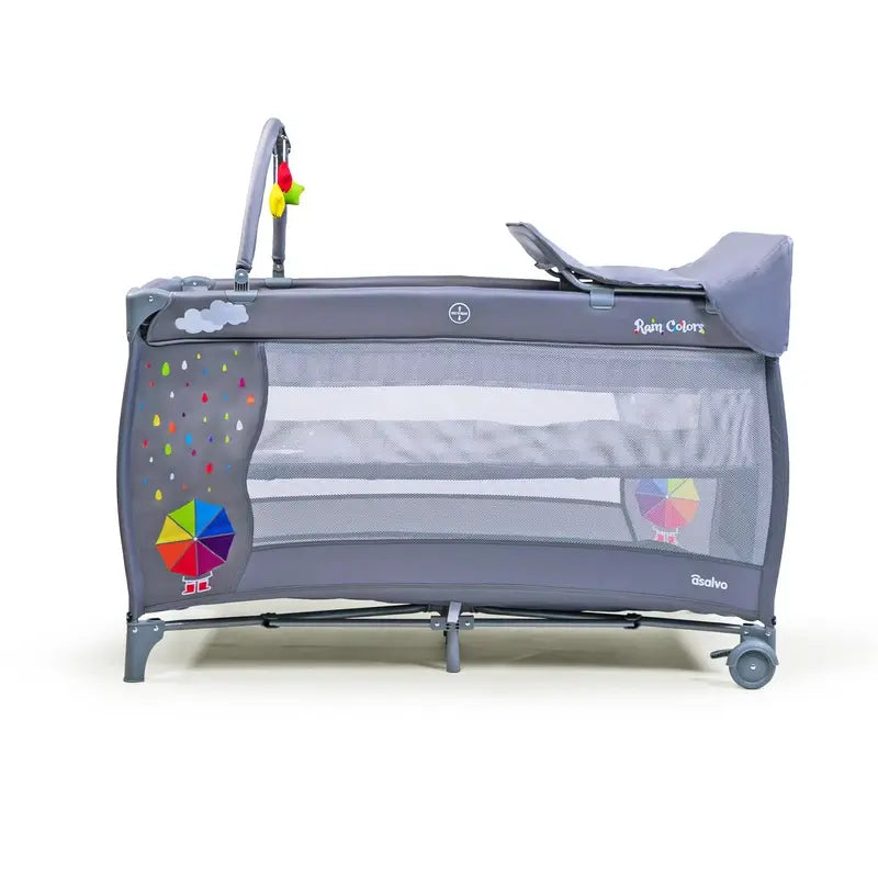 Asalvo Cuna De Viaje Completa Paraguas