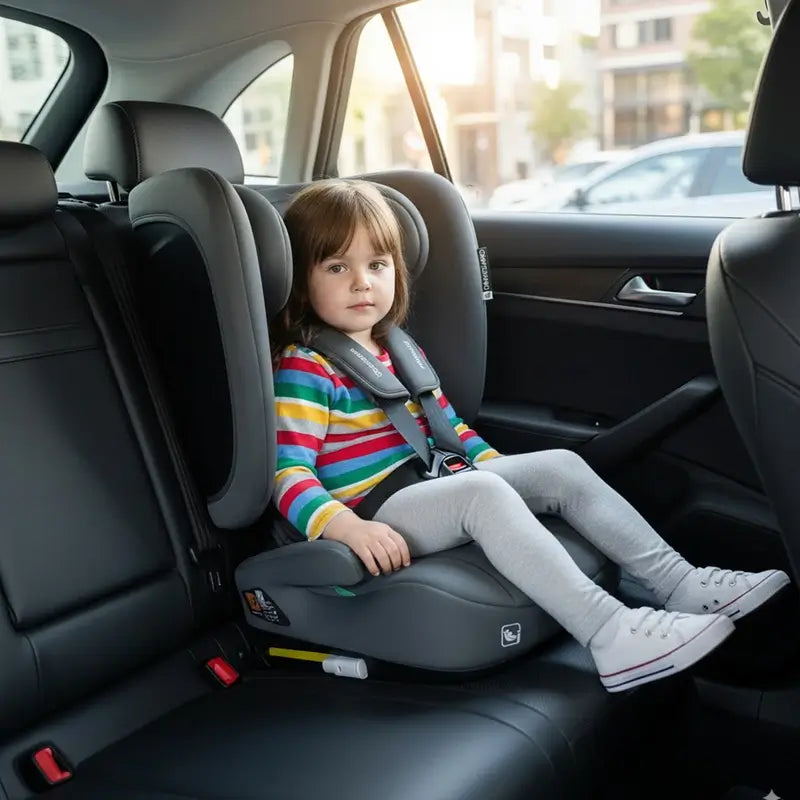 Asalvo Silla De Auto 100-150 Cms Omniguard Gris C/Isofix