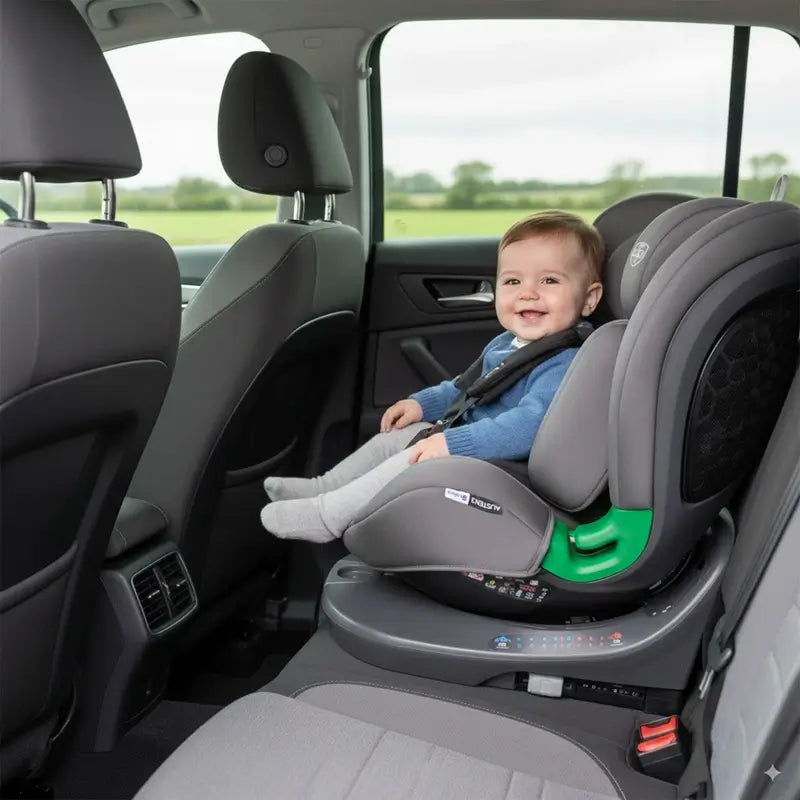 Asalvo Silla De Auto 40-150 Cms Austen 3 Gris