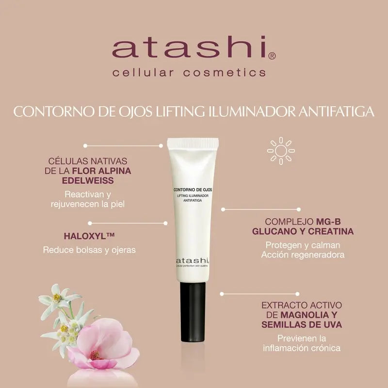 Atashi Cofre Firmeza Y Luminosidad Serum Lifting + Contorno De Ojos Iluminador