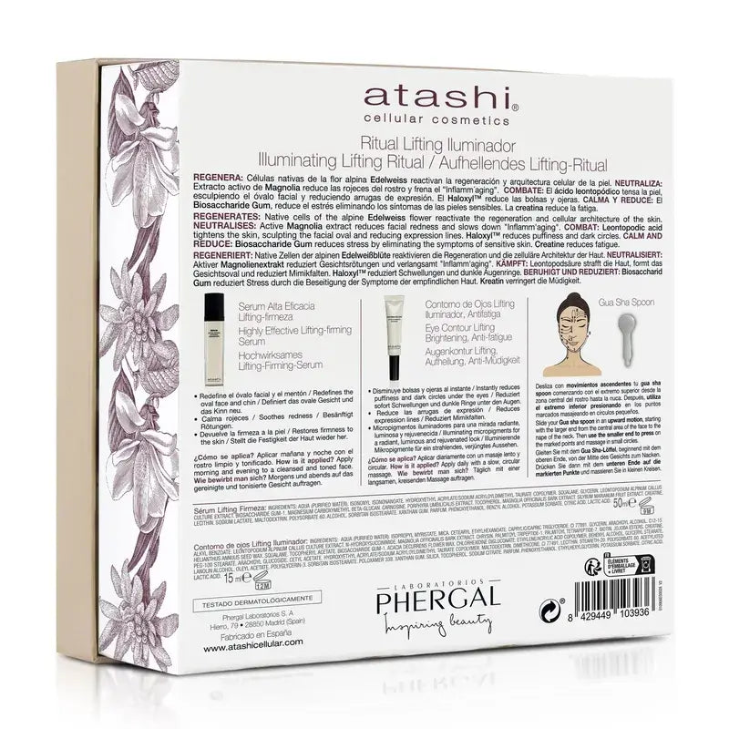 Atashi Cofre Firmeza Y Luminosidad Serum Lifting + Contorno De Ojos Iluminador