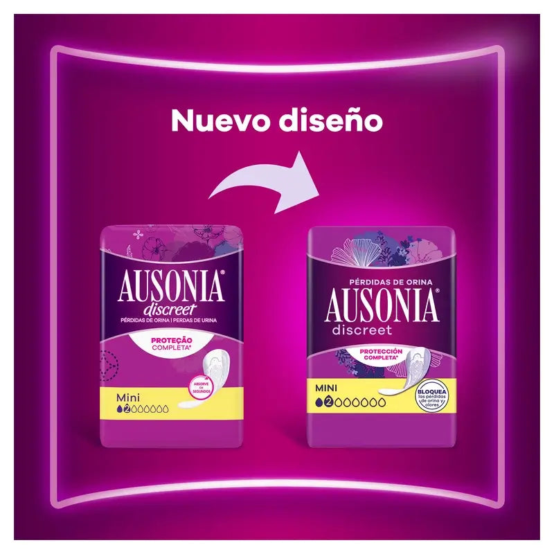 Ausonia Discreet Compresas para Pérdidas de Orina Normal, 24 Unidades