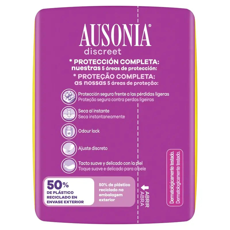Ausonia Discreet Compresas para Pérdidas de Orina Normal, 24 Unidades