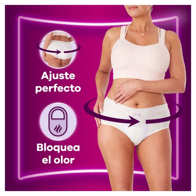 Ausonia Discreet Braguitas para Incontinencia Normal Talla M, 8 Braguitas