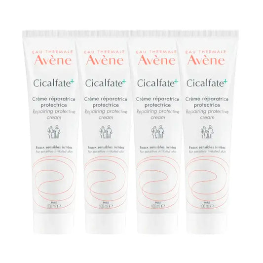 Avene Cicalfate Crema Reparadora, Pack 4 x 100 ml