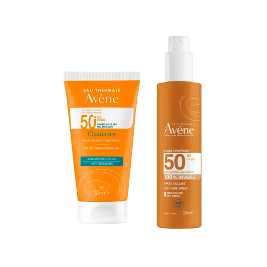 Avene Cleanance Spf 50+ 50 Ml + Spray Invisible Spf 50 200 Ml