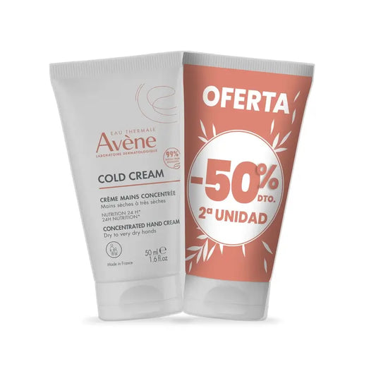 Avene Duo Crema De Manos 2X50Ml 50% 2A Unidad Av