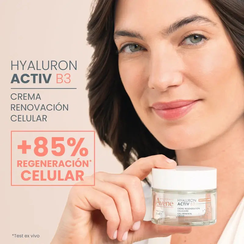 Avene Eau Thermale Hyaluron Activ B3 Crema Regeneradora Celular, 50 ml