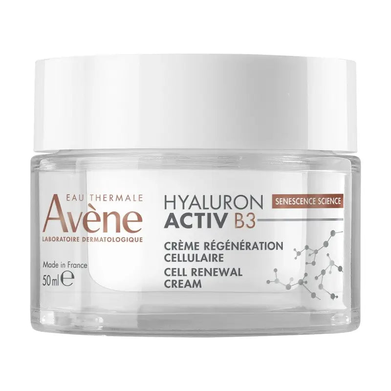 Avène Eau Thermale Hyaluron Activ B3 Crema Regeneradora Celular, 50 ml