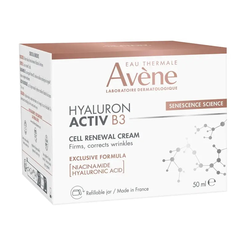 Avène Eau Thermale Hyaluron Activ B3 Crema Regeneradora Celular, 50 ml