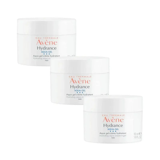 Avene Hydrance Aqua Gel Crema, 3X50 Ml