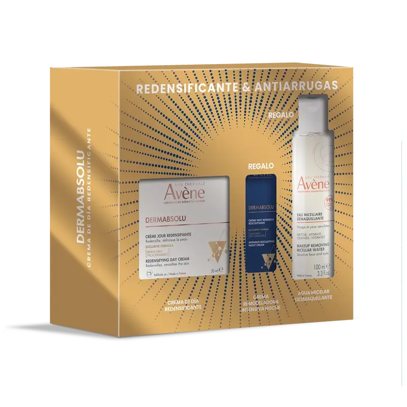 Avene Pack Dermabsolu Dia 50Ml + Mininoche 10Ml+ Agua Micelar 100Ml