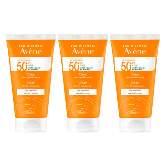 Avene  Crema Solar Spf 50+, 3 x 50 ml