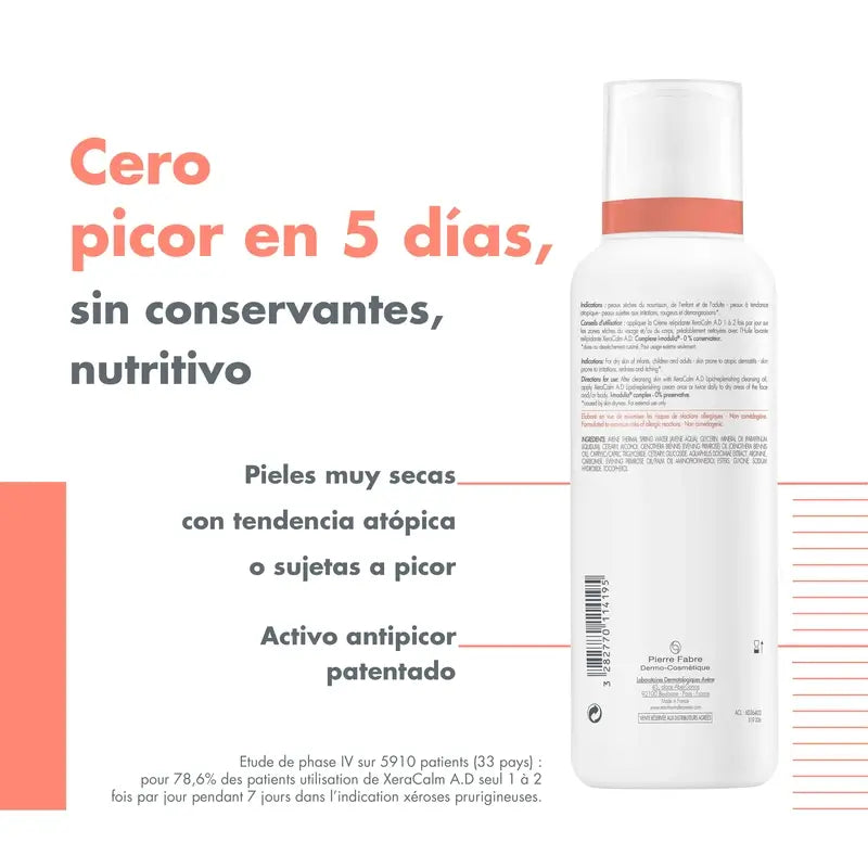 Avene Xeracalm Ad Bálsamo Relipidizante 400 ml