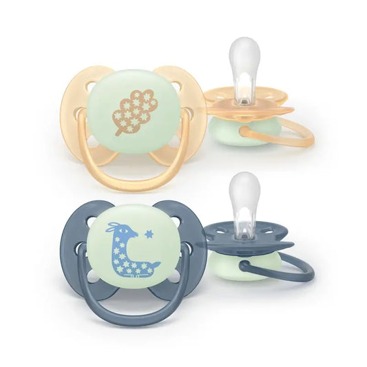 Avent 2 Chupetes Ultra Soft Nocturno