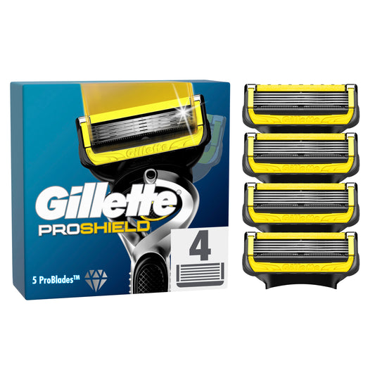 Gillette Proshield Recambios Para Maquinilla De Afeitar Para Hombre , 4 unidades