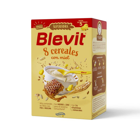 Blevit Alimentación Infantil Superfibra 8 Cereales Y Miel, 500 grs