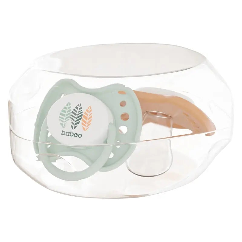 Baboo Chupetes Anatómicos Calmy 0-6 Meses Peachy Keen, 2 unidades