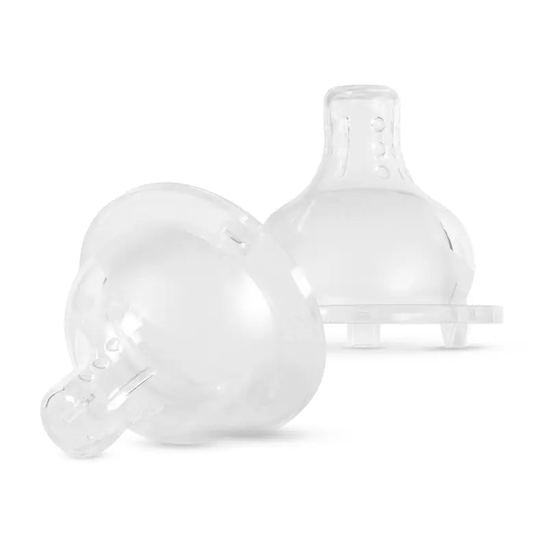 Baboo Tetitnas Anticólicas De Cuello Ancho Liquidos Espesos, 6+ Meses , 2 unidades