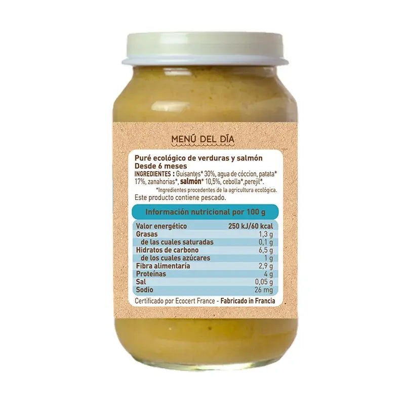 Babybio Menu Tradición Salmón - 200 gr