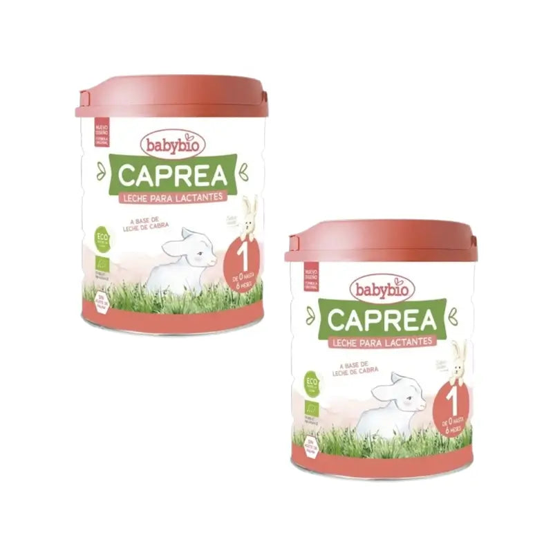 Babybio Caprea 1 Leche de Cabra 0-6 Meses, Pack 2 x 800 gr