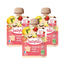 Babybio Pouch Manzana Fresa Vainilla, Pack 3 x 90 gr