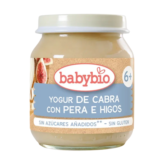 Babybio Yogur De Cabra Con Pero E Higo, 130 gr