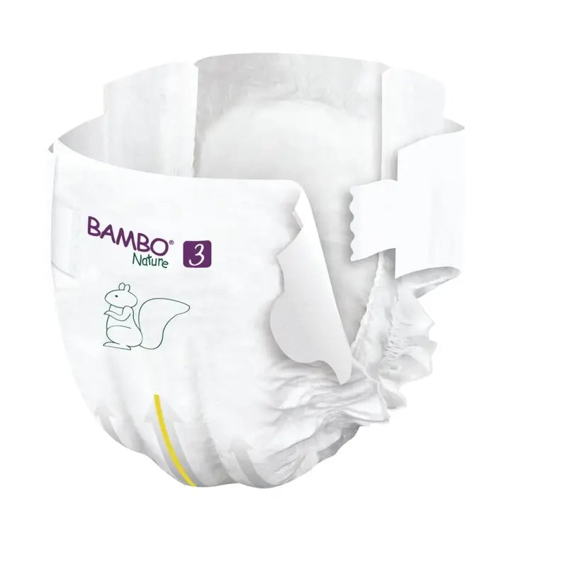 Bambo Nature Pañales Talla 3 (4–8 Kg), 52 unidades