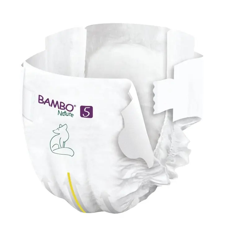 Bambo Nature Pañales Talla 5 (12-18 Kg), 44 unidades