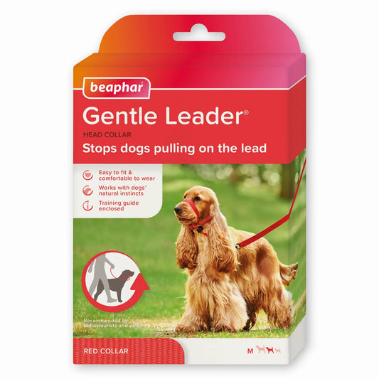Beaphar Gentle Leader Talla M Rojo, 1 unidad