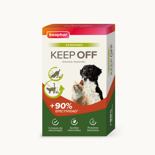 Beaphar Keep Off Granulos Repelentes Exteriores Perro Y Gato, 2x200 gr