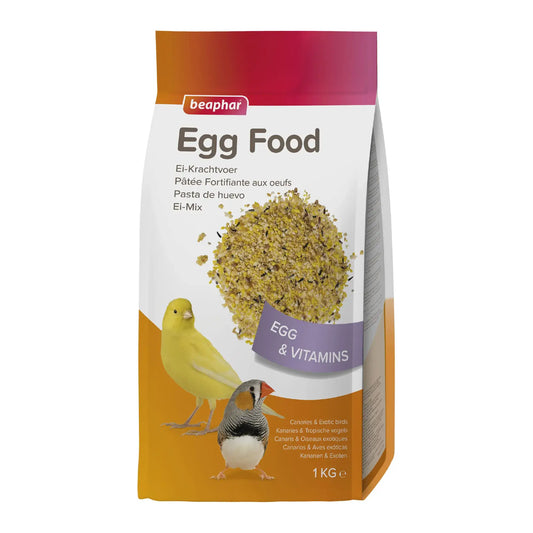 Beaphar Pasta De Huevo Para Canarios Y Aves Exoticas, 1 kg
