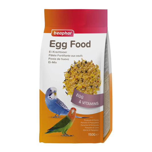 Beaphar Pasta De Huevo Periquitos Agapornis Cotorras, 150 gr