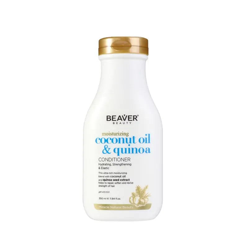 Beaver Acondicionador Hidratante Coconut Oil & Quinoa , 350 ml