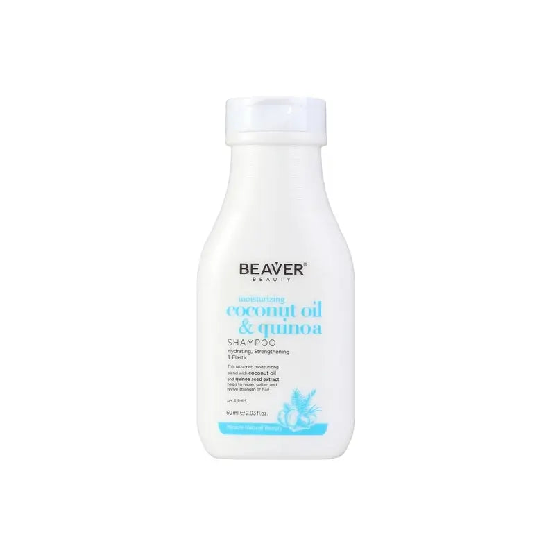 Beaver Minitalla Champú Hidratante Coconut Oil & Quinoa , 60 ml
