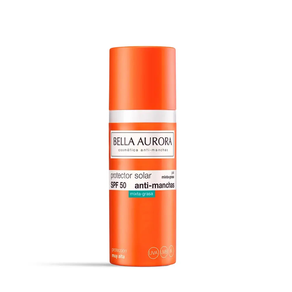 Bella Aurora Anti-Manchas Protector Solar Spf50. Piel Mixta-Grasa, 50 ml
