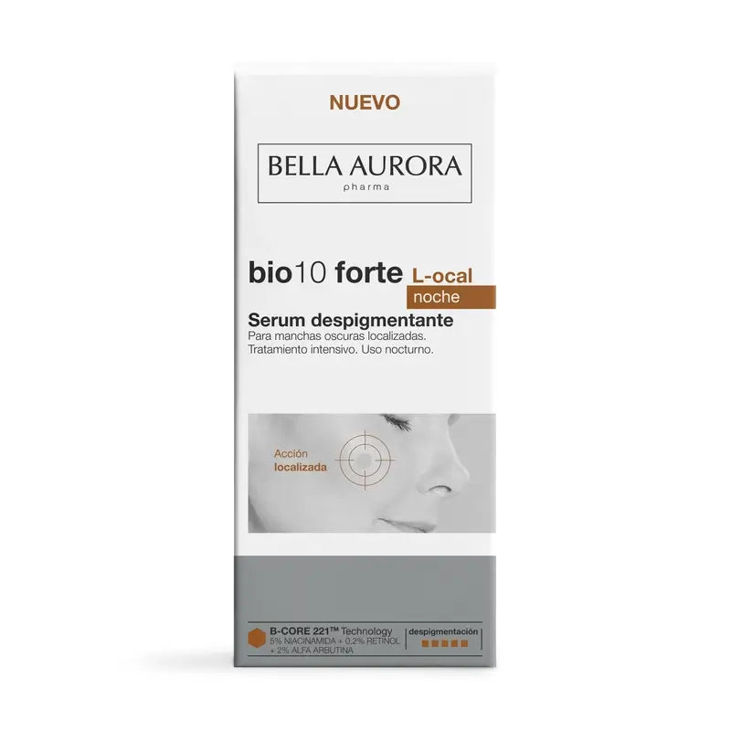 Bella Aurora Bio10 Forte L-Ocal Noche Tratamiento Despigmentante Intensivo , 9 ml
