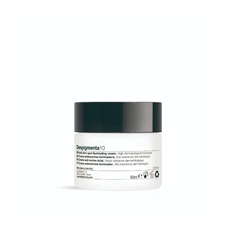 Bella Aurora Despigmenta10 · Crema Antimanchas Iluminadora.