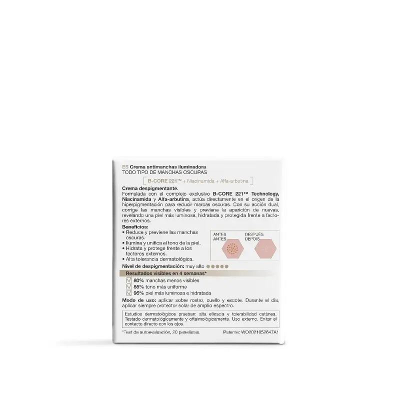 Bella Aurora Despigmenta10 · Crema Antimanchas Iluminadora.