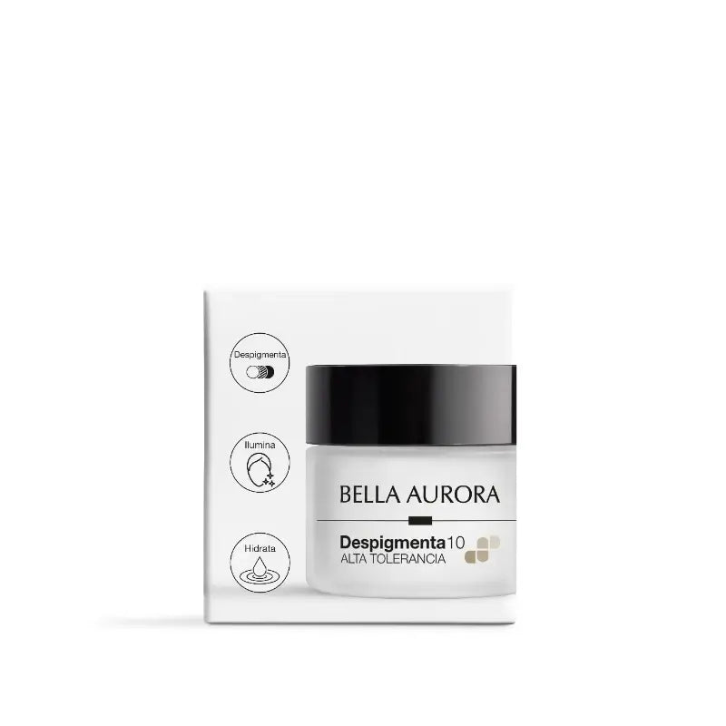 Bella Aurora Despigmenta10 · Crema Antimanchas Iluminadora.