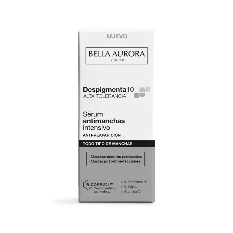 Bella Aurora Despigmenta10 · Serum Antimanchas Intensivo Anti-Reaparición