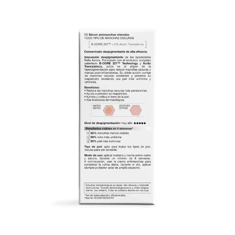 Bella Aurora Despigmenta10 · Serum Antimanchas Intensivo Anti-Reaparición