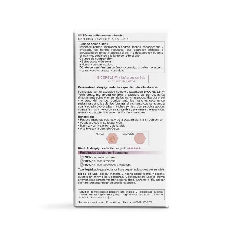 Bella Aurora Despigmenta10 · Serum Antimanchas Intensivo Anti-Reaparición