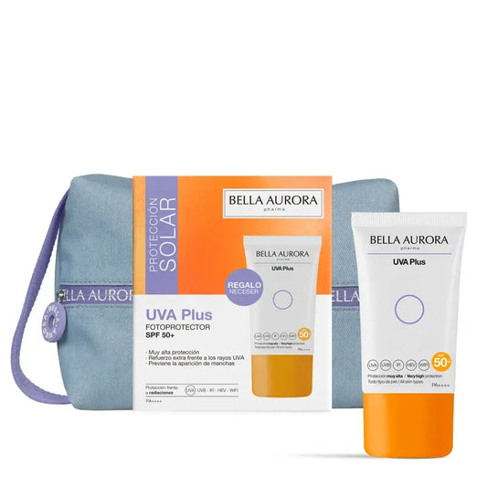 Bella Aurora Fotoprotector Antimanchas Uva Plus Spf50+ + Neceser Jean De Regalo, 50 ml