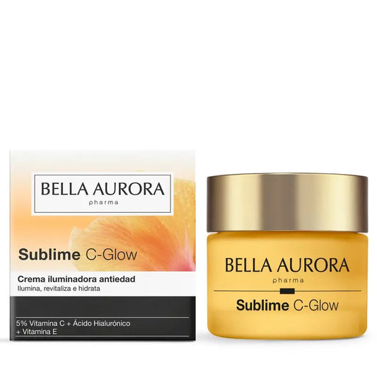 Bella Aurora Sublime C-Glow Crema Iluminadora Antiedad , 50 ml