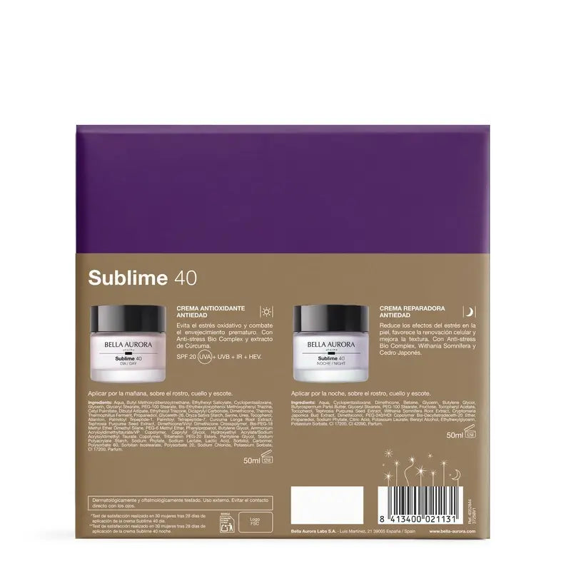 Bella Aurora Sublime Pack Anti-Edad +40 , 50 + 50 ml