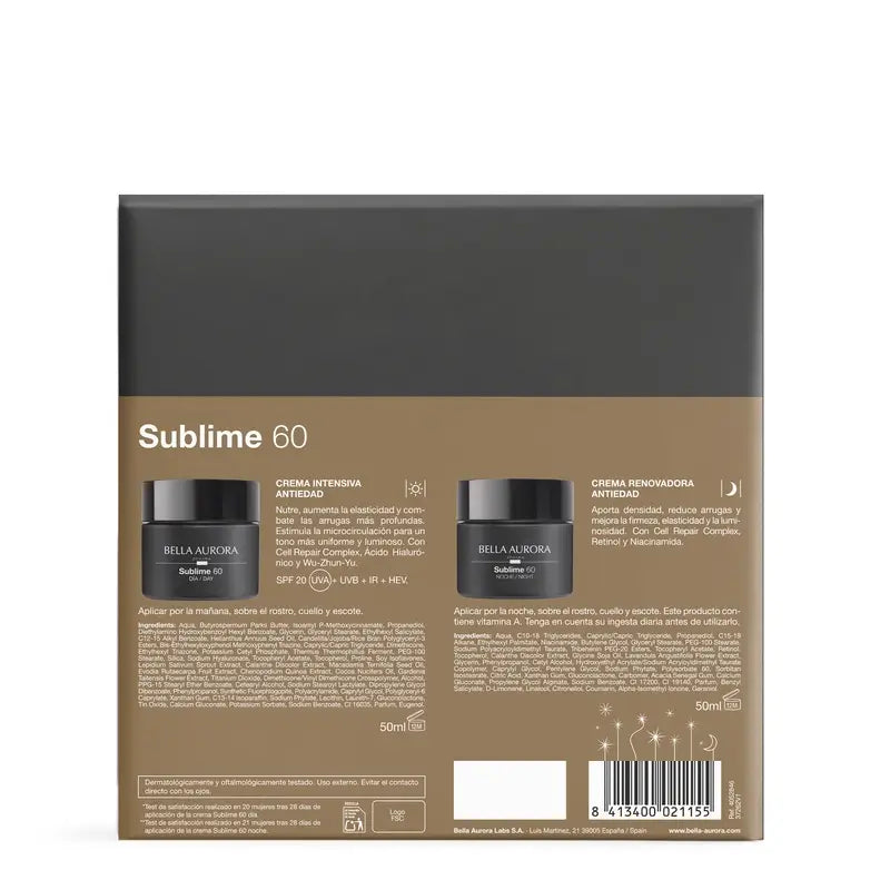Bella Aurora Sublime Pack Anti-Edad +60 , 50 + 50 ml