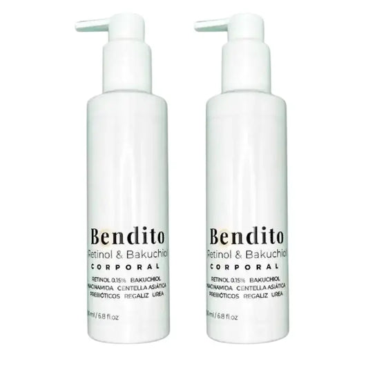 Bendito Retinol & Bakuchiol Crema Corporal, Pack 2 x 200 ml
